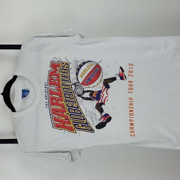 Vintage Harlem Globetrotters Tour 2012 cotton t-shirt top graphic size S - Picture 1 of 6